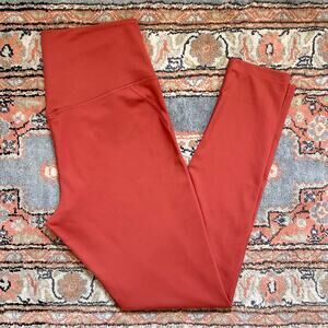 Girlfriend Collective Rust Orange High-Waisted Leggings